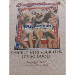 Budweiser Tank Graphic Print Large Prep Sports Athletic Betapalooza Georgia Tech